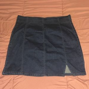 Free people denim skirt